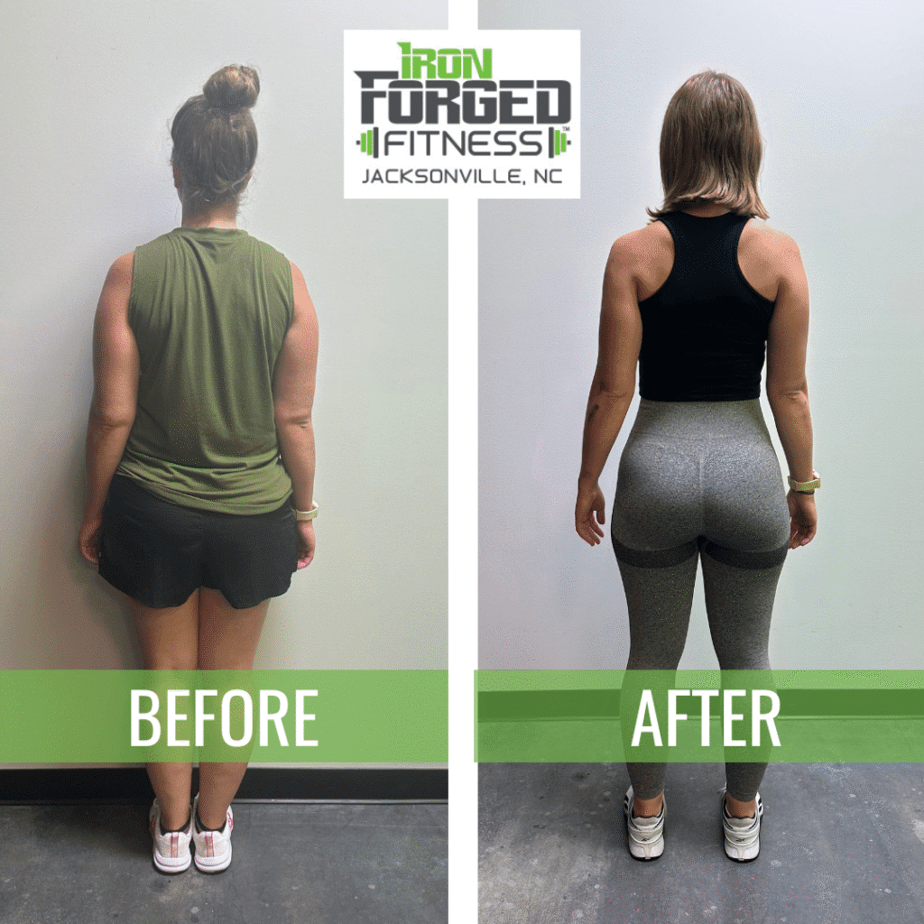 Back view female shape refinement