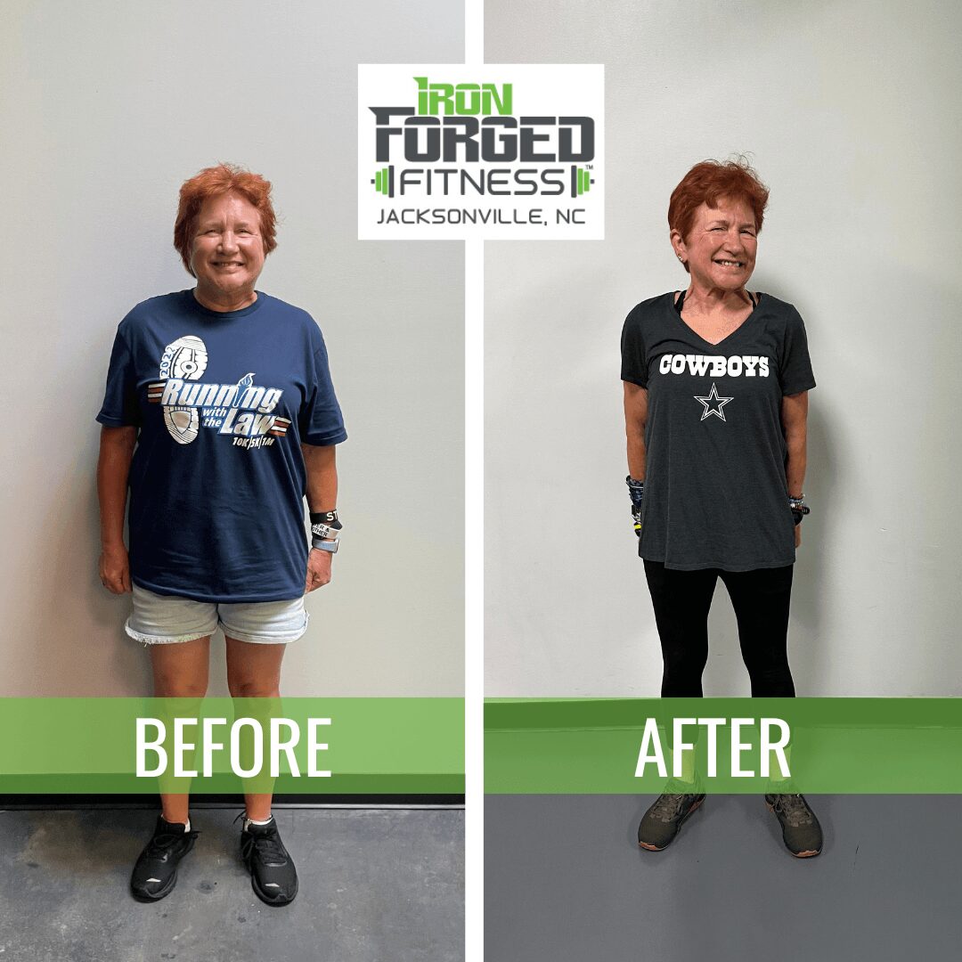 Mature woman full-body transformation photos